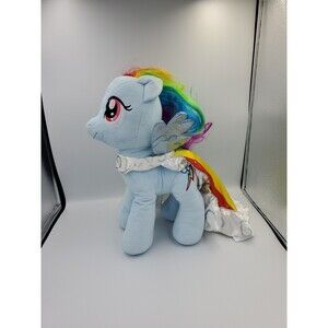 Build A Bear My Little Pony Rainbow Dash Plush Blue Horse Stuffed Animal MLP 16"